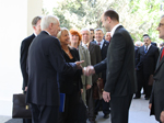 Welcoming of the guests